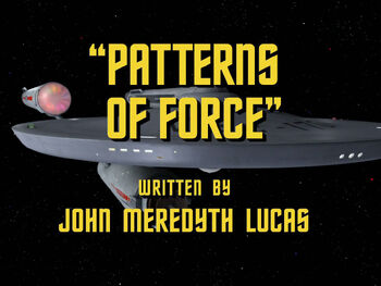 2x23 Patterns of Force title card