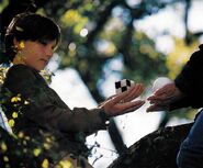 Brian Scheu helping Blue Sky's effects supervisors gathering lighting information for a CGI shot.jpg (64 KB) p. 150