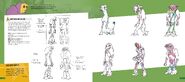 Official Guide to the Animated Series pp. 136-137 spread