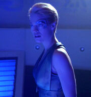 Seven of Nine readies herself for Tsunkatse match