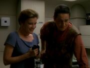 Janeway and Chakotay on new earth