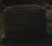 McManus' gravestone