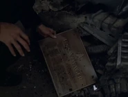 Buried on the damaged bridge