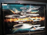 STTE-Five USS Enterprises painting.jpg (79 KB) History of the USS Enterprise