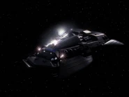 Smuggler's combat vessel TNG: "Unification I"