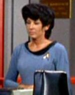 USS Enterprise sciences crew woman 14