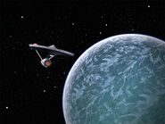 Enterprise enters orbit around Psi 2000 (remastered)