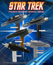 Art Asylum Star Trek phasers