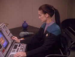 Jadzia using the Interface