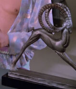 An animal statue on Angel I (TNG: "Angel One")