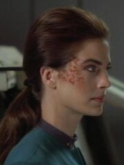 Jadzia Dax frühes Make-Up