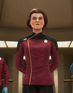 Vice Admiral Kathryn Janeway in 2384