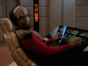 Worf at conn