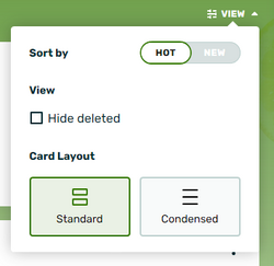 Discussions hide deleted