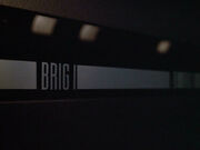 Voyager brig door sign