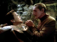 Female Changeling as Kira encased in crystalline rock formation.jpg (31 KB) Female Changeling in Kira's form DS9: "Heart of Stone"