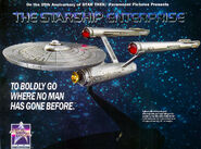 Franklin Mint 25th Anniversary USS Enterprise advertising