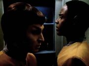 Tuvok and Vorik discuss pon farr