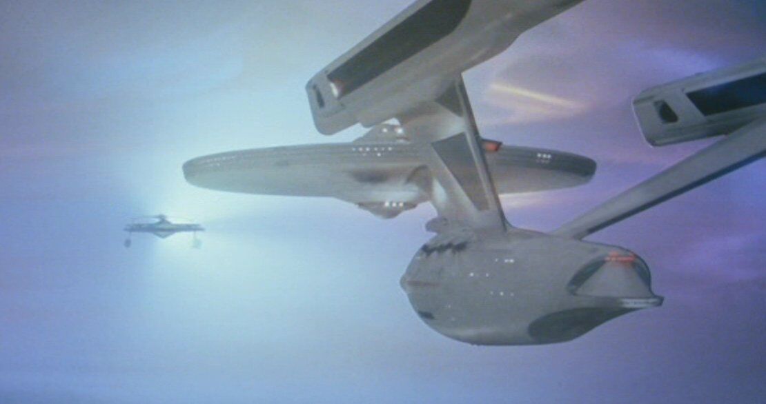 USS Enterprise faces off with the USS Reliant in the Battle of the Mutara Nebula.jpg