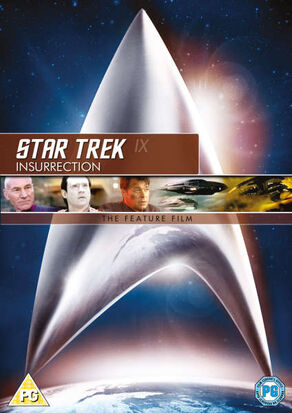 Star Trek Insurrection 2010 DVD cover Region 2