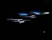 Excelsior-class and Galaxy-class ships