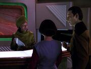 Lal greeting Guinan