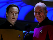 Data and Picard, alternate timeline