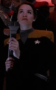 Female security officer aboard defiant, 2372.jpg (54 KB) Starfleet officer Star Trek: Deep Space Nine Recurring character (uncredited)