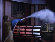 Nelson cooling down the dilithium chamber