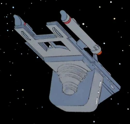 Robot grain ship, bottom-aft-starboard view