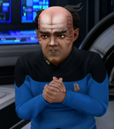 Barniss Frex uniform.png (297 KB) Lieutenant junior grade Barniss Frex wearing a sciences division standard blue uniform