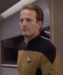 ...as a security officer in 2370