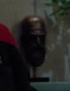 Ready room bust, USS Voyager.jpg (6 kio) A bust in the ready room aboard the Voyager (VOY: "Caretaker", "Parallax", "The Cloud", "Prime Factors", "Hunters")