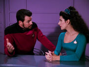 Riker worried at trial