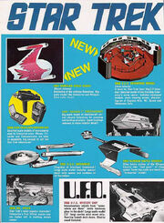 Star Trek AMT 1975 catalog