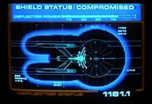 Deflector status display, Constitution class