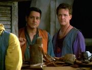 Chakotay und Paris auf Takar