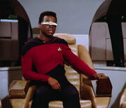 Geordi in command