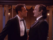 Julian Bashir and Elim Garak in holosuite