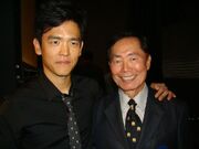 Two generations of Sulu