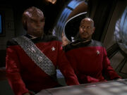 Worf and Sisko, Rules of Engagement