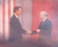 George H. W. Bush with Mikhail Gorbachev, time stream