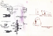 Jefferies' preliminary "space station" design sketches