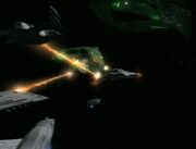 USS Prometheus, multi-vector assault mode attack