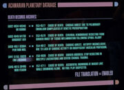 Acamarian Planetary database 4, remastered