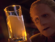 Odo with Bajoran Ale