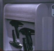 A 23rd century weapons locker