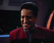 Chakotay amused