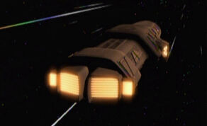 Dreadnought at warp.