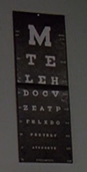 An eye chart